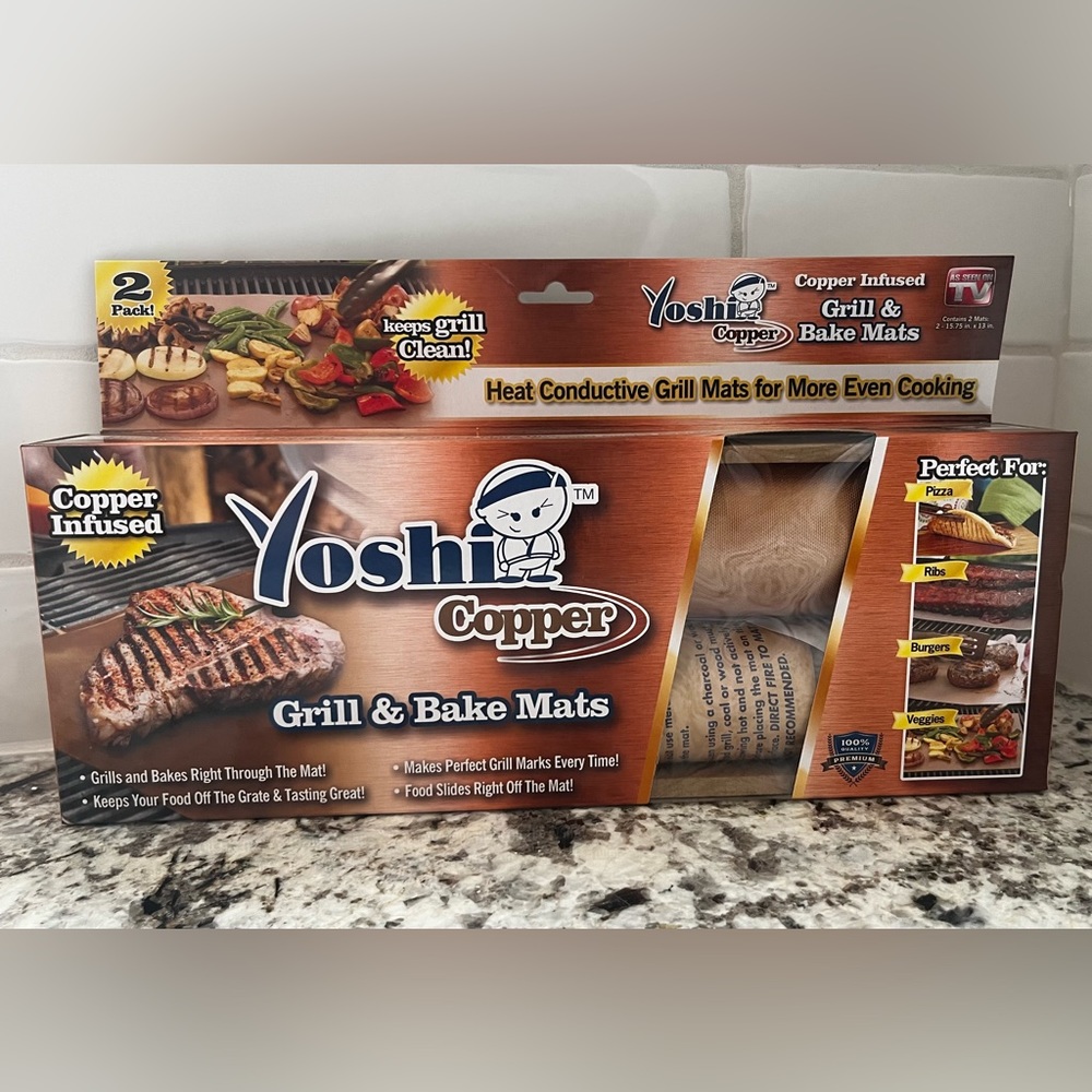 Yoshi Copper Grill & Bake Mats